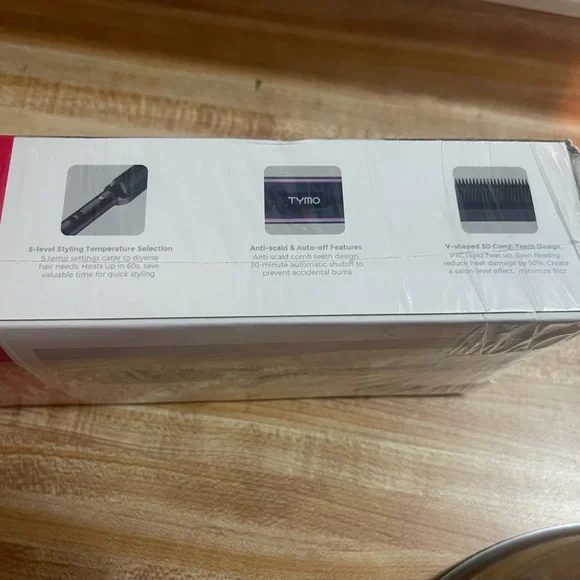 TYMO Hair Straightening Comb with Accessories - Picture 3 of 6